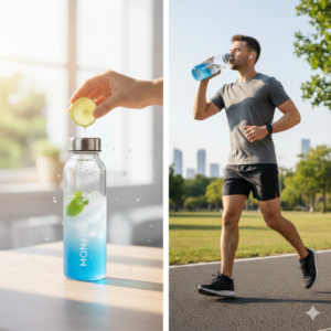 Plastic aqua cool Water Bottle for Gym